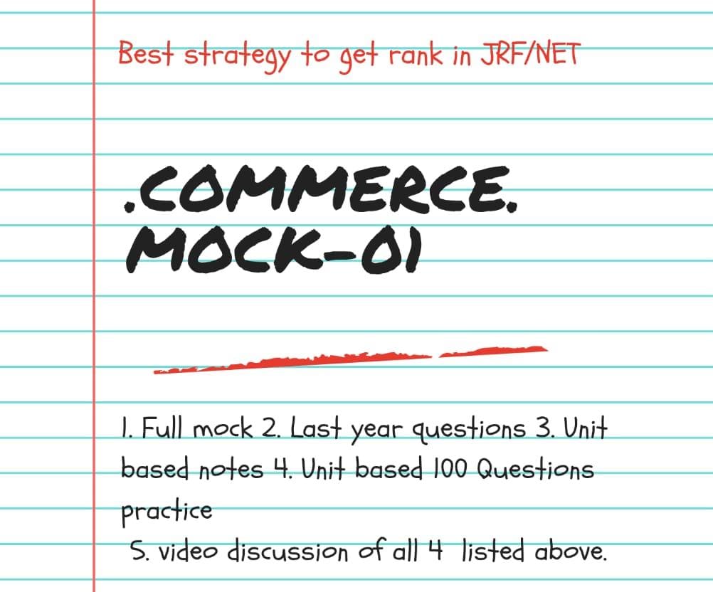 UGC NET COMMERCE